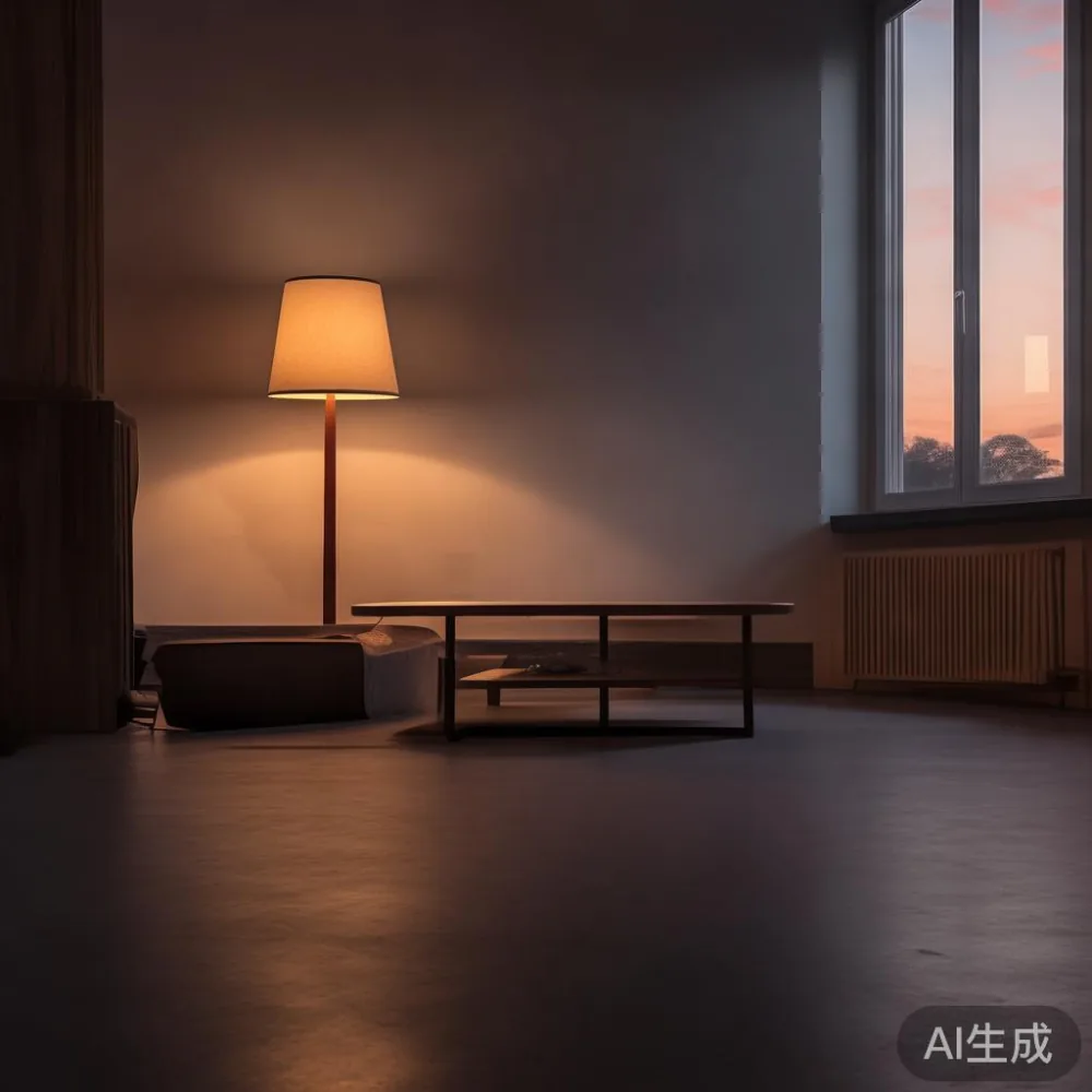 coffee table jp選びを5年間の費用で見直す — room setting at dusk with warm lamp light, film 
